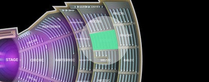 Seat view from Mezzanine