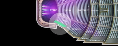 Seat view from Orchestra Chair