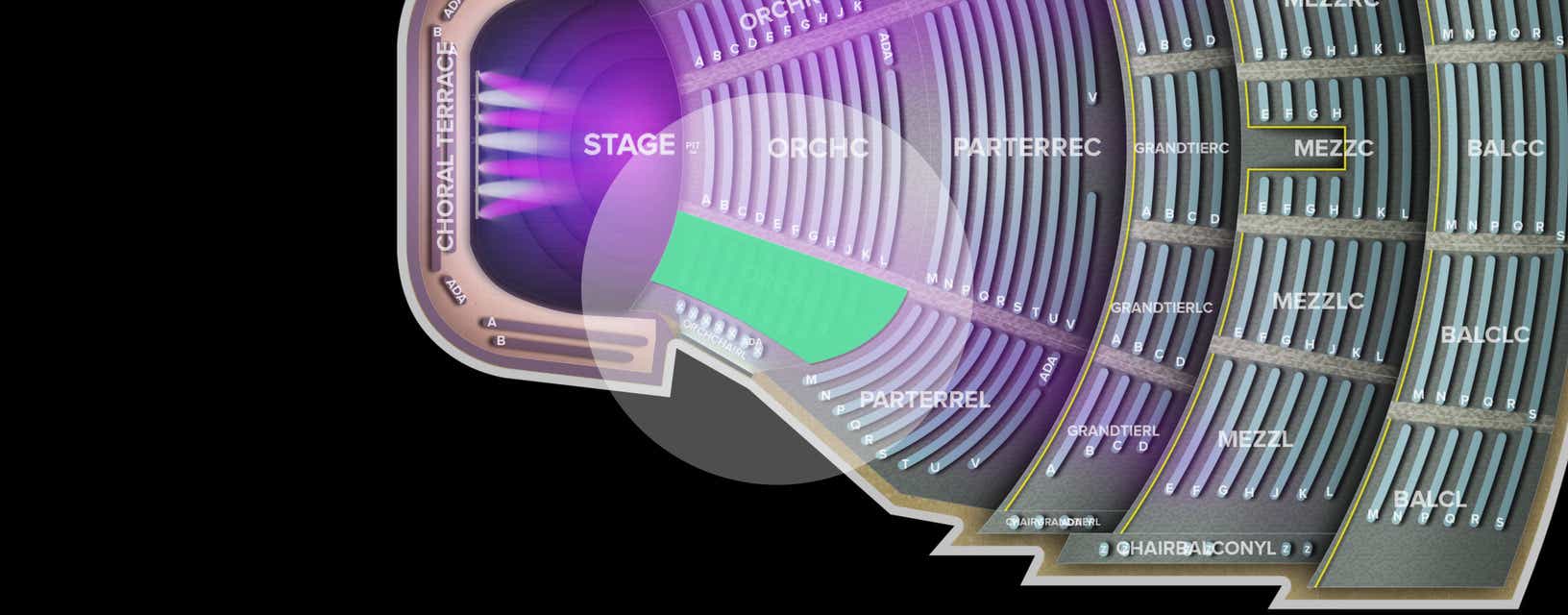 Seat view from Orchestra