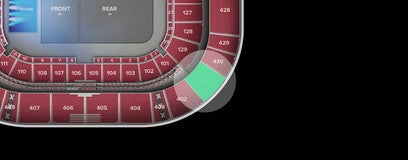 Seat view from 401