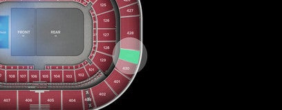 Seat view from 429