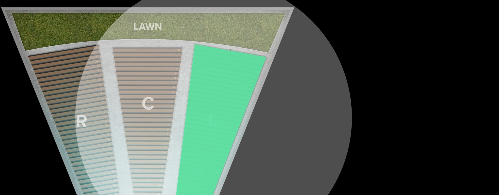 Seat view from Reserved