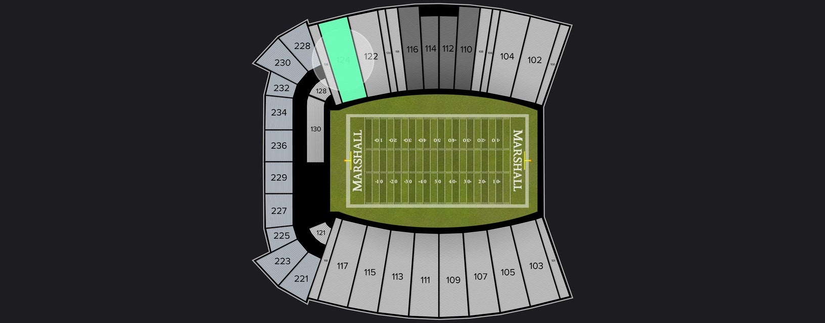 Seat view from Lower Corner