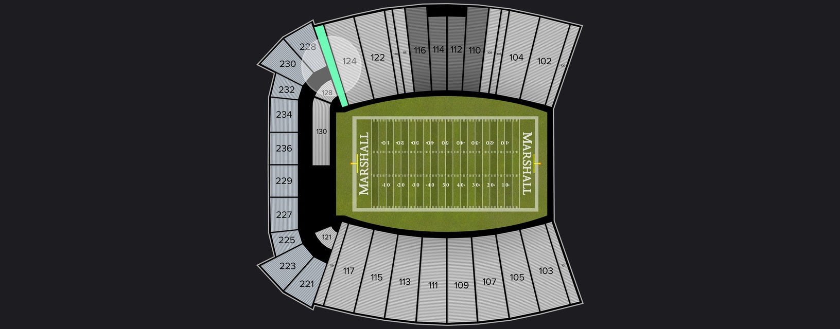 Seat view from Lower Corner