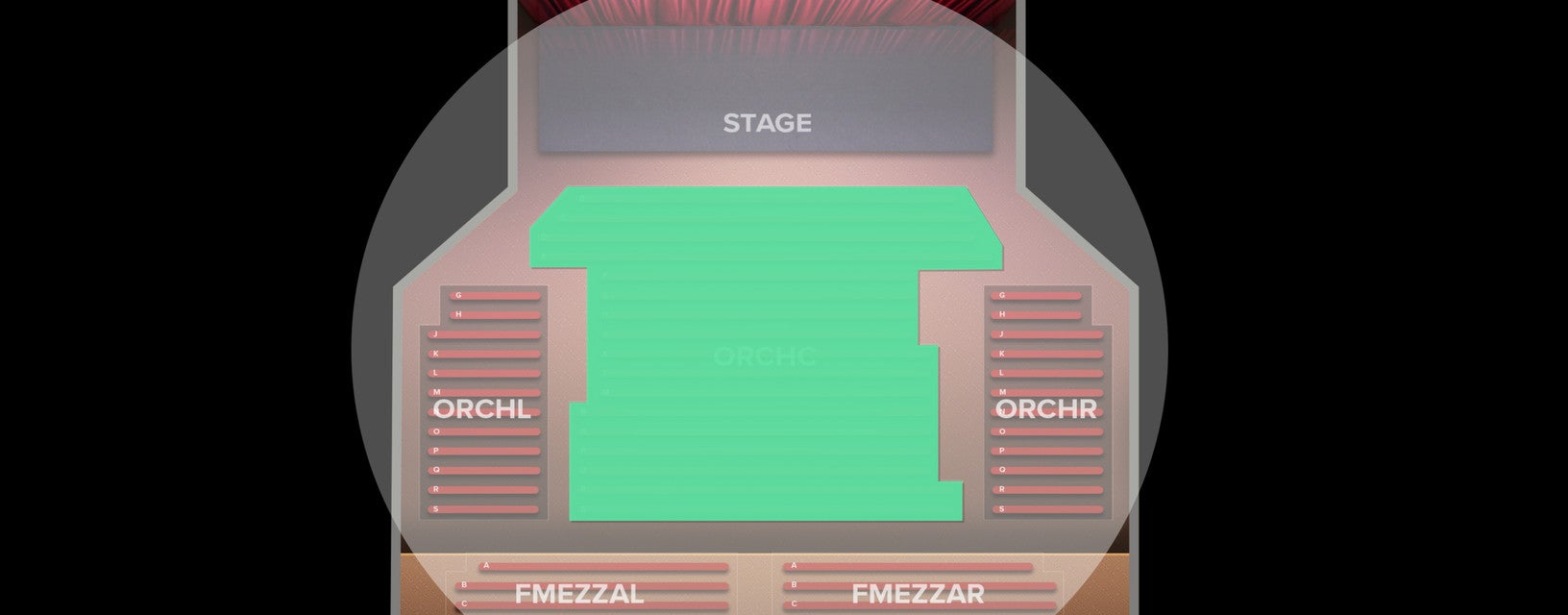 Seat view from Orchestra