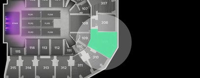 Seat view from Upper Baseline