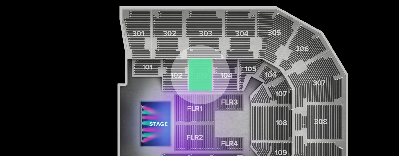 Seat view from Lower