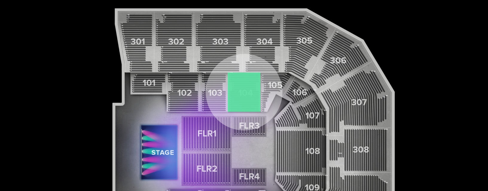 Seat view from Lower