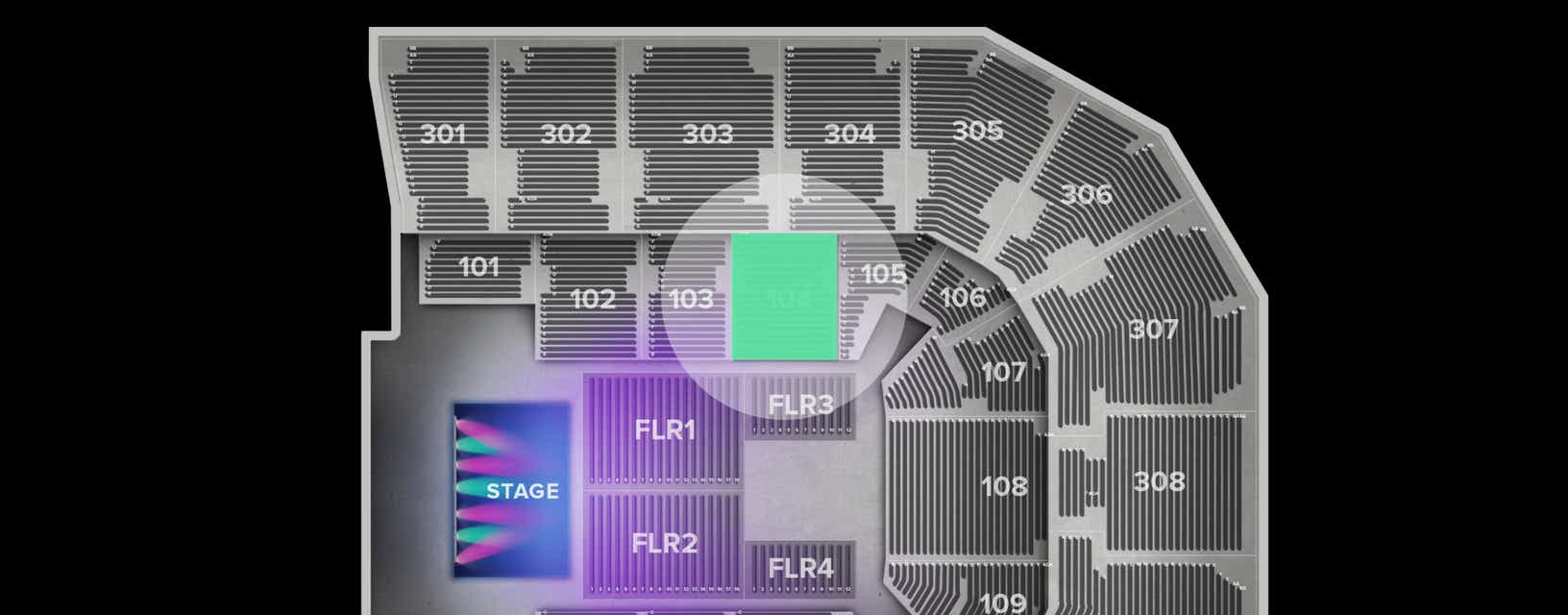 Seat view from Lower