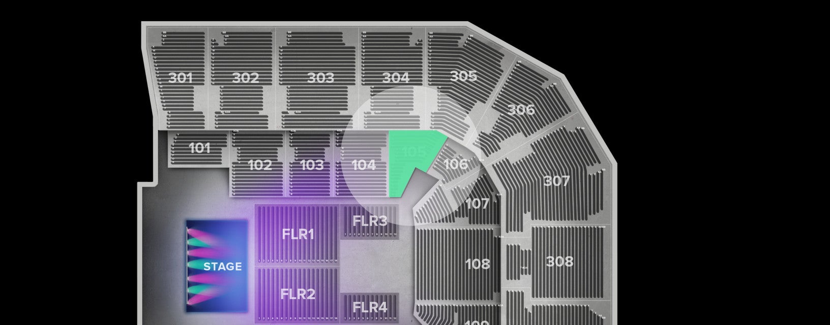 Seat view from Lower