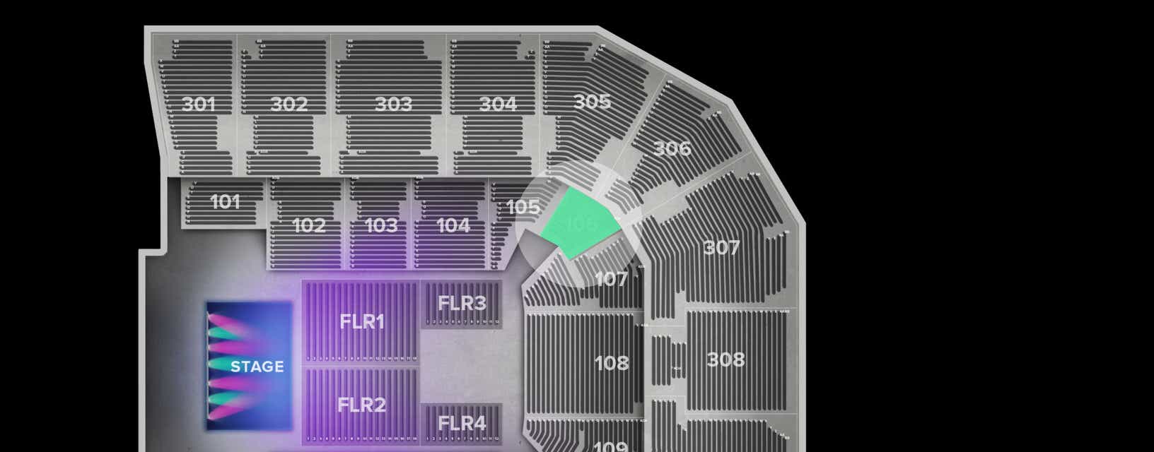 Seat view from Lower