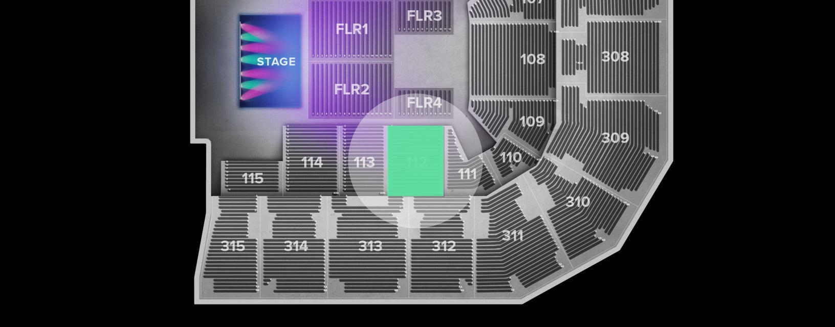Seat view from Lower