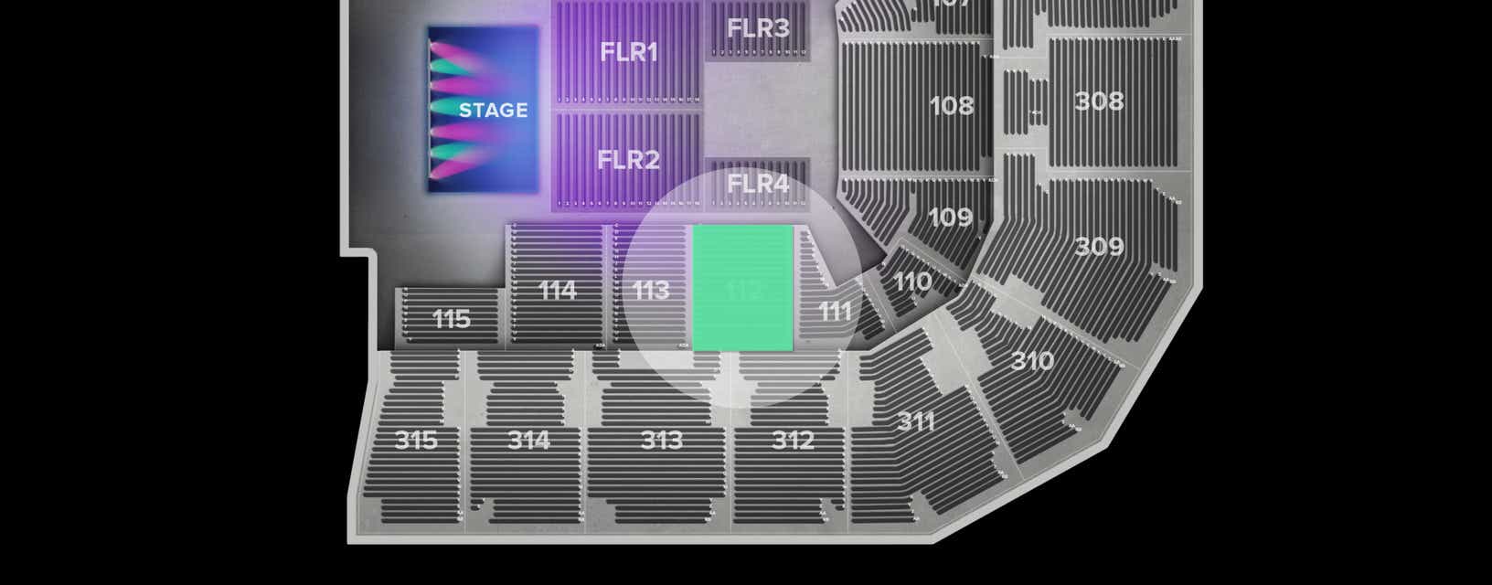 Seat view from Lower