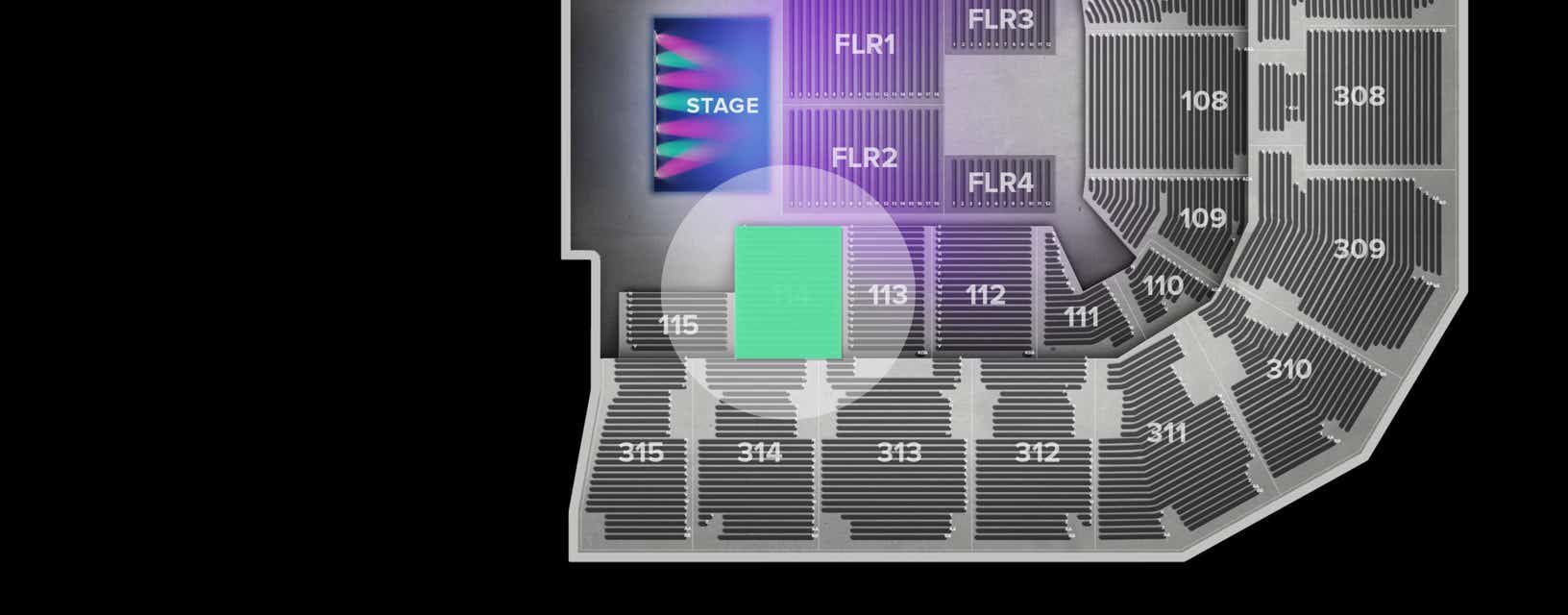 Seat view from Lower