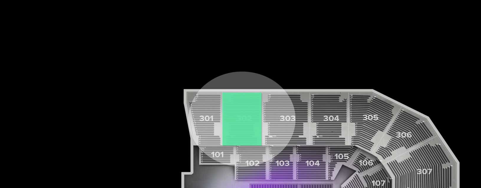 Seat view from Upper Sideline
