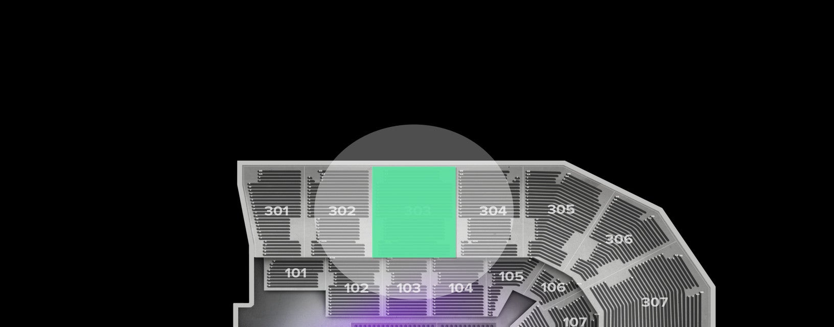 Seat view from Upper