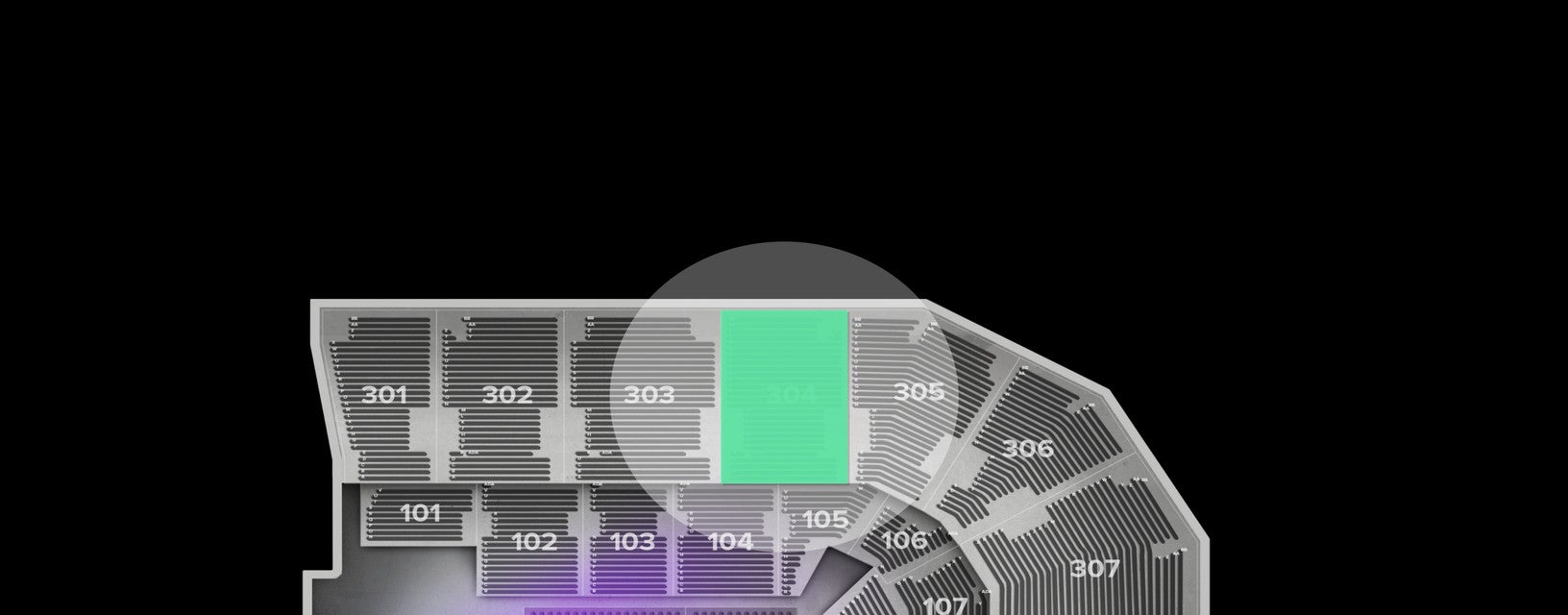 Seat view from Upper