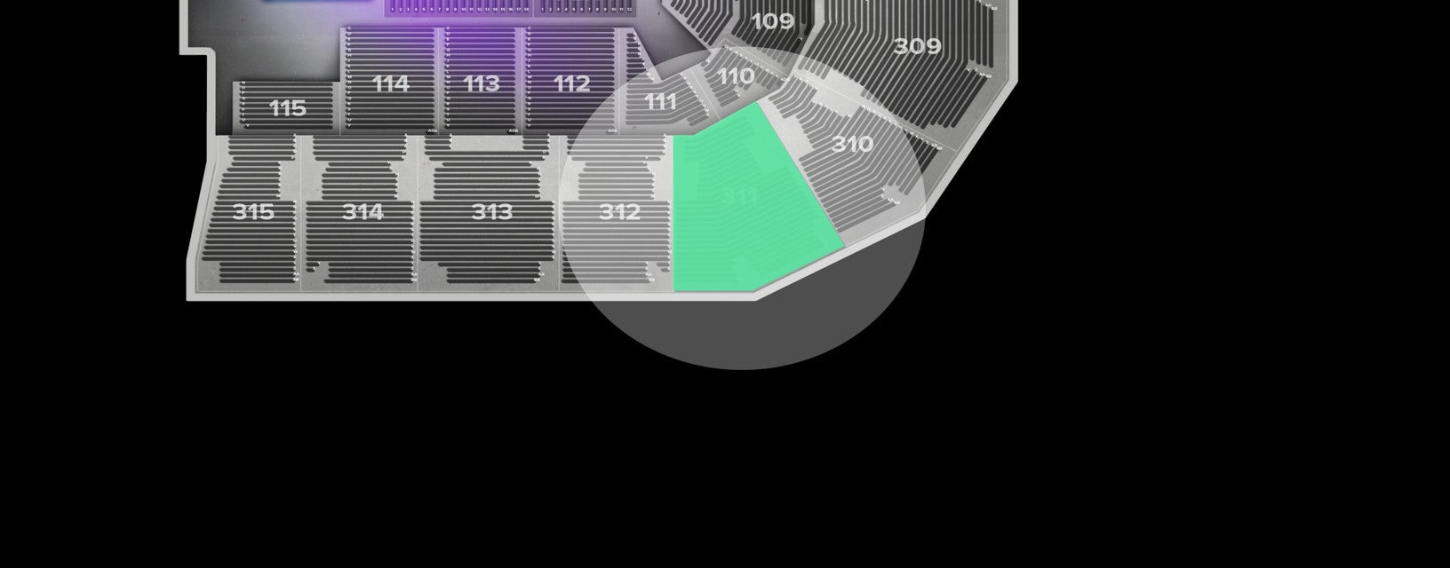 Seat view from Upper