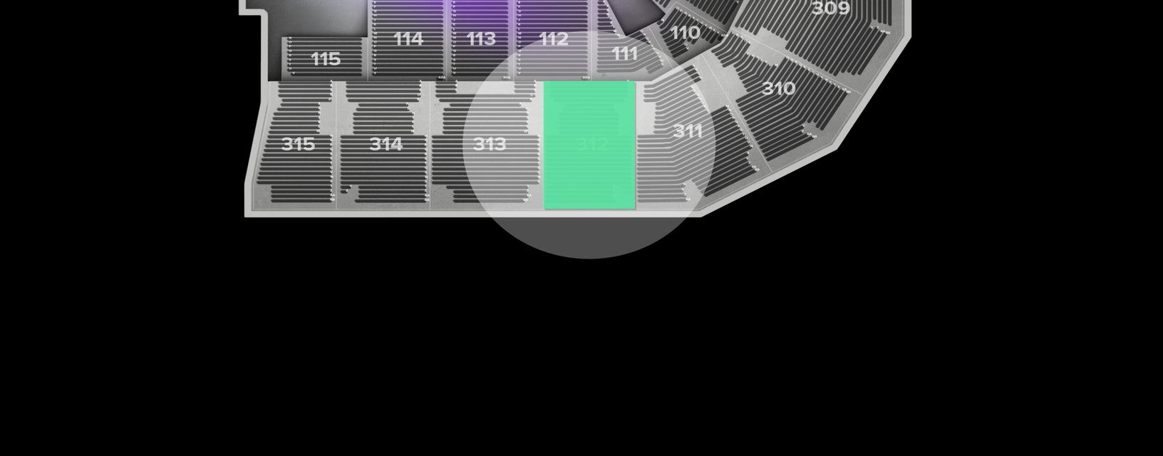 Seat view from Upper