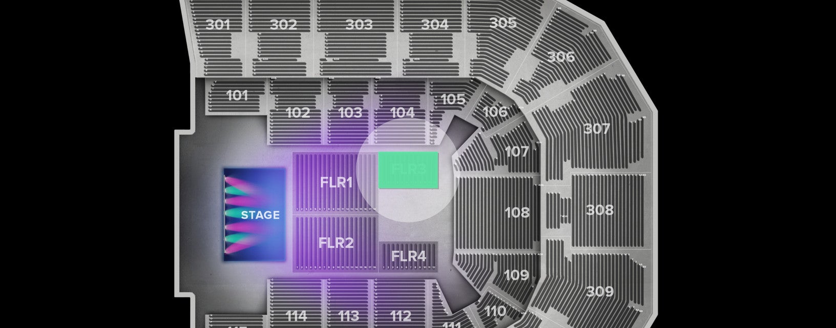 Seat view from Floor