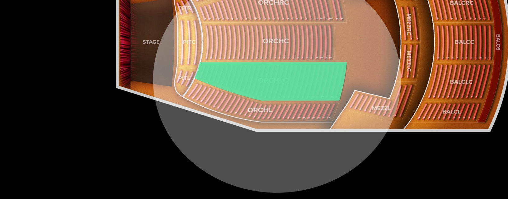 Seat view from Orchestra Left Center