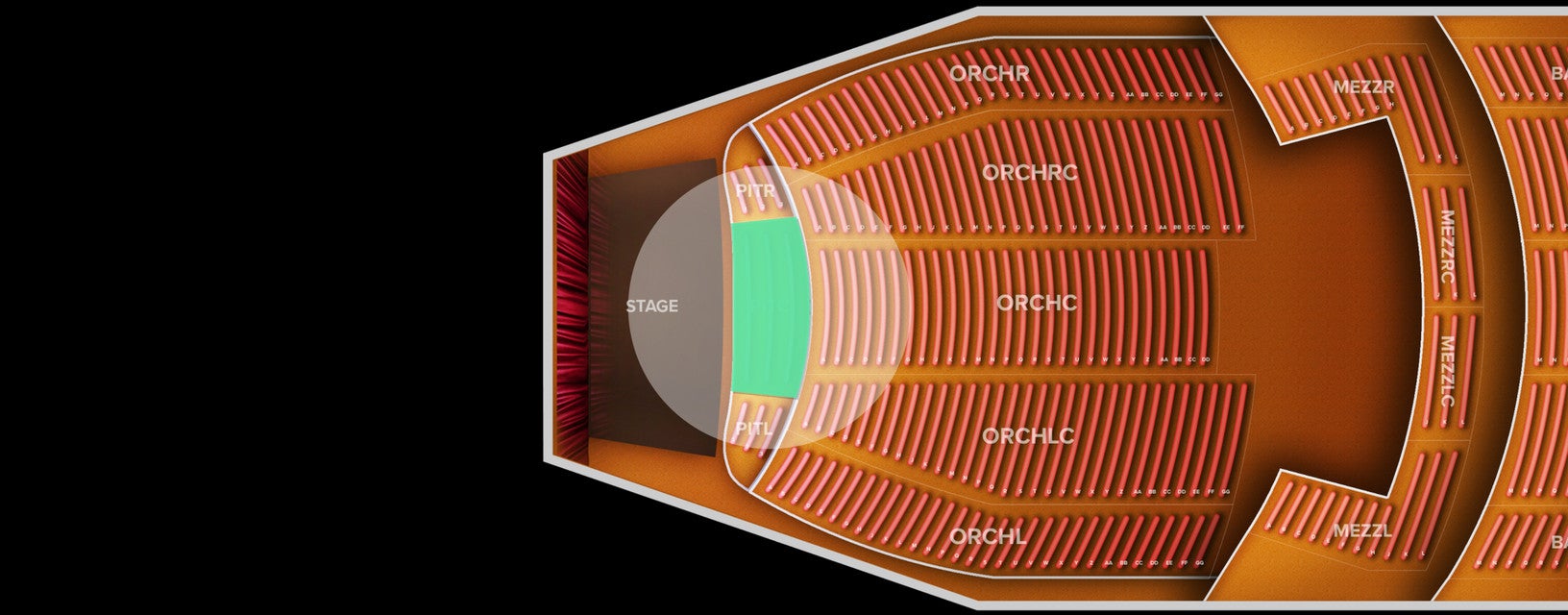 Seat view from Pit Center