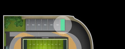 Seat view from Lower
