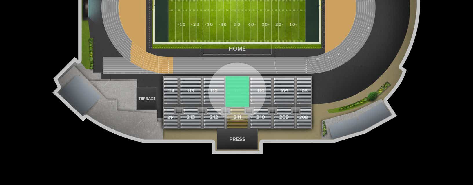 Seat view from Lower