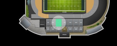 Seat view from Lower