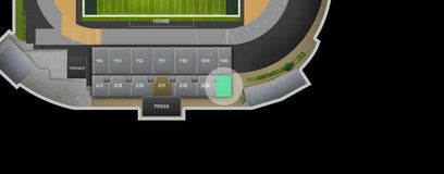 Seat view from Upper