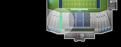 Seat view from West Redzone