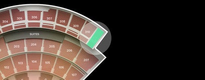 Seat view from Mezzanine