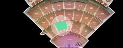 Seat view from Orchestra