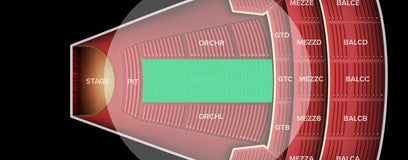 Seat view from Orchestra