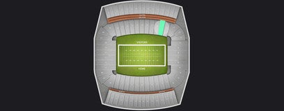 Seat view from Lower East Sideline