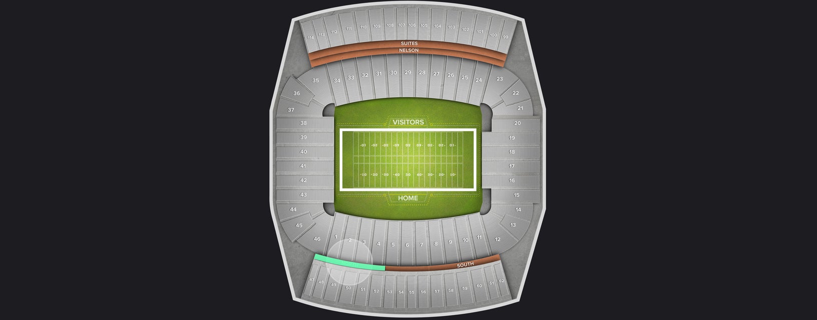 Seat view from North Club