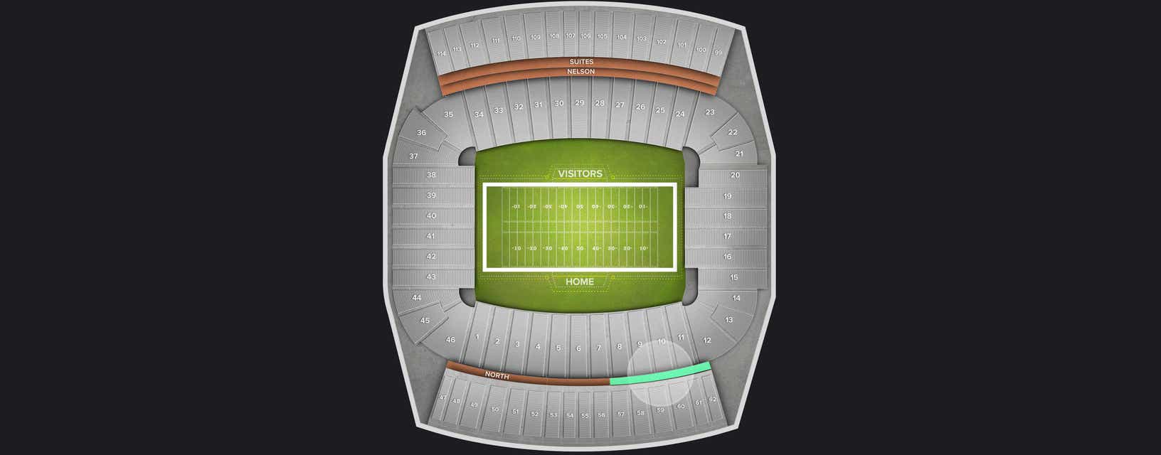 Seat view from South Club