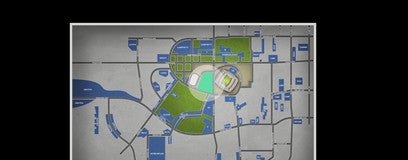 Seat view from Arena Parking