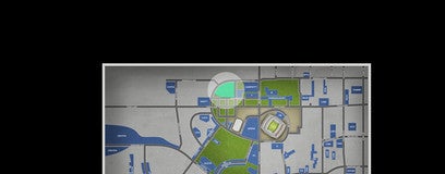 Seat view from Campus Safety Lot