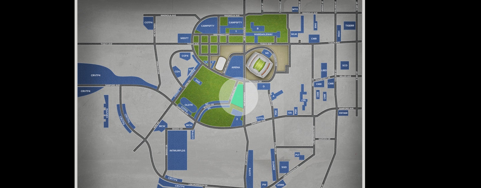 Seat view from EC Lot