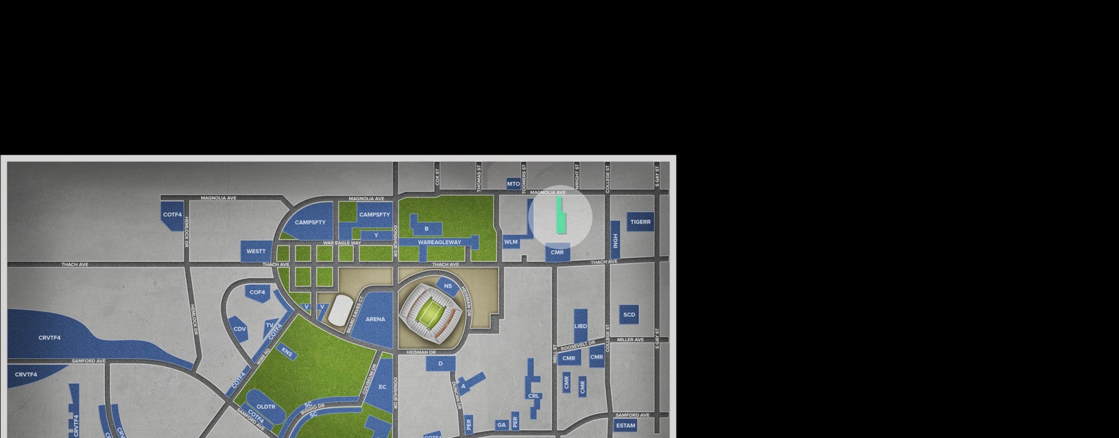 Seat view from Engineering Lot
