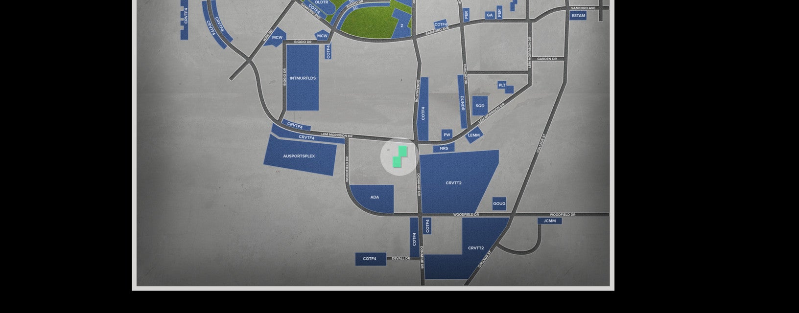 Seat view from Health Sciences Lot