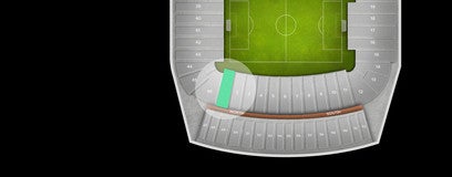 Seat view from Lower West Sideline