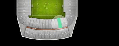 Seat view from Lower West Sideline