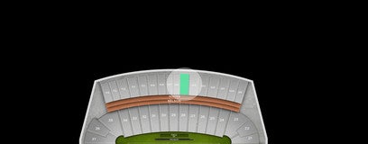 Seat view from Upper East Sideline