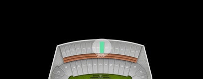 Seat view from Upper East Sideline