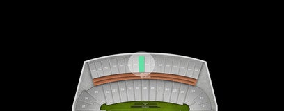 Seat view from Upper East Sideline