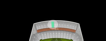 Seat view from Upper East Sideline