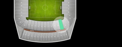 Seat view from Lower West Sideline