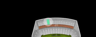 Seat view from Upper East Sideline